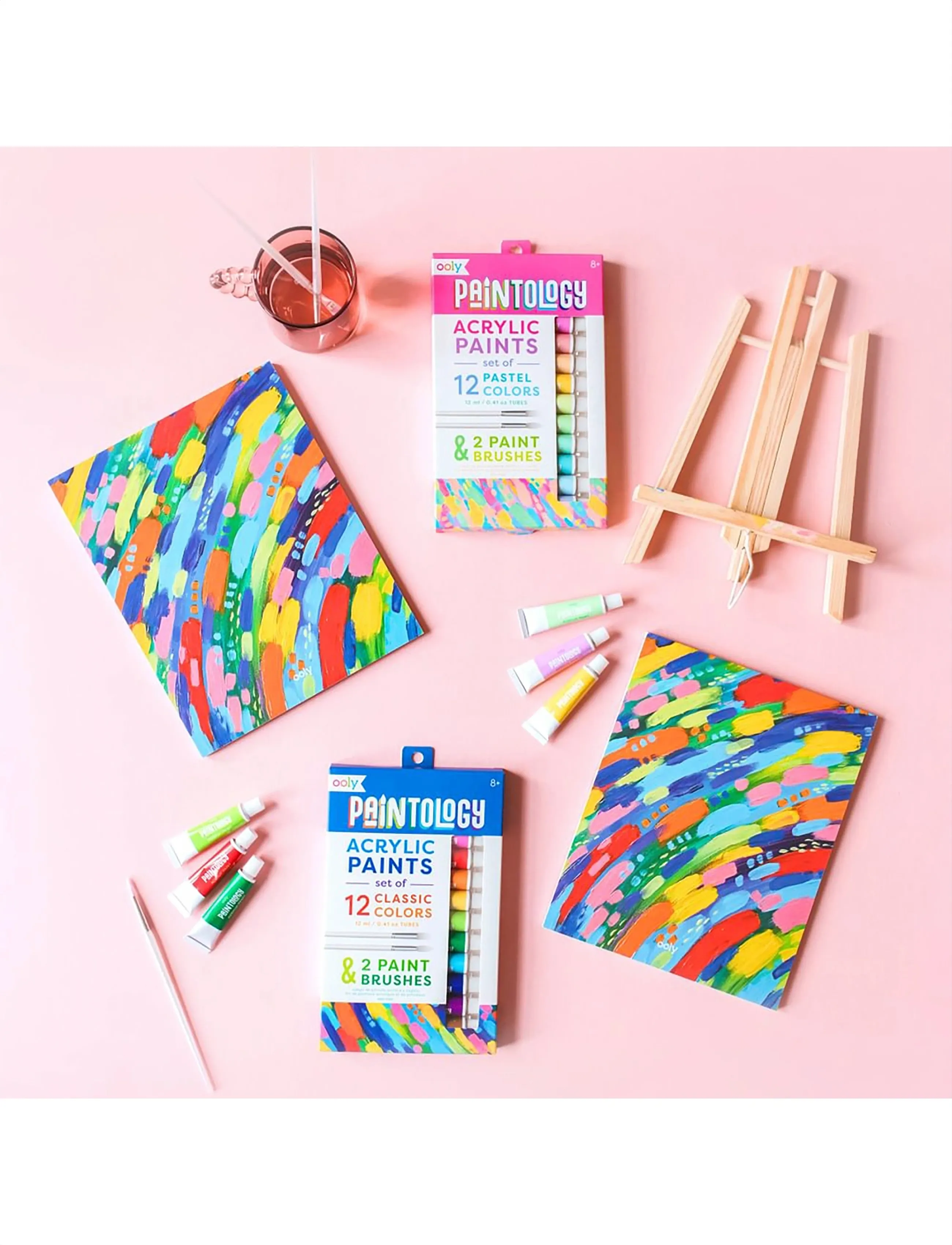 Ooly Acrylic Paint Set Paintology Pastel, One Size, Drawing, Mehrfarbig/gemustert - Paints, Kinder
