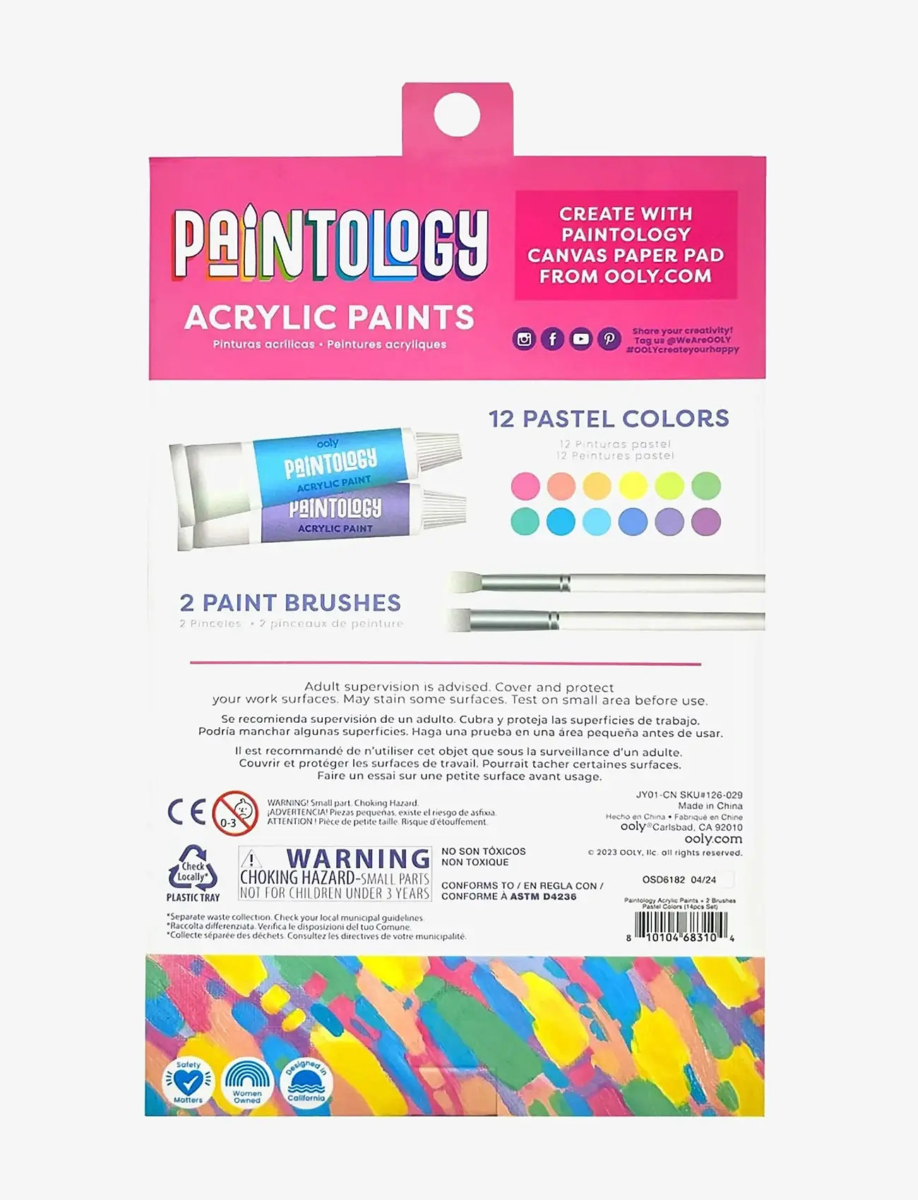 Ooly - Acrylic Paint Set - Paintology - Pastel - farben - multi - 4