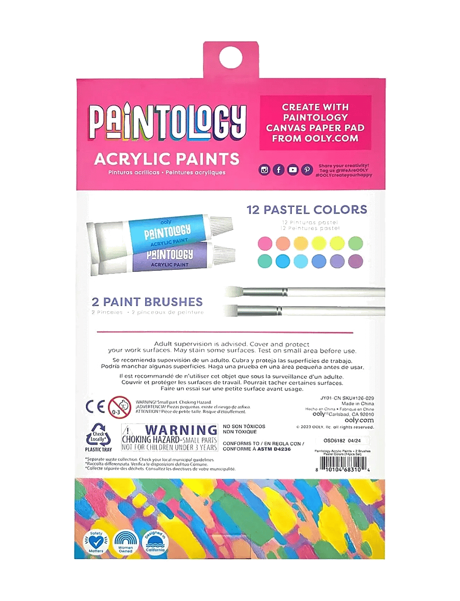 Ooly - Acrylic Paint Set - Paintology - Pastel - farben - multi - 4