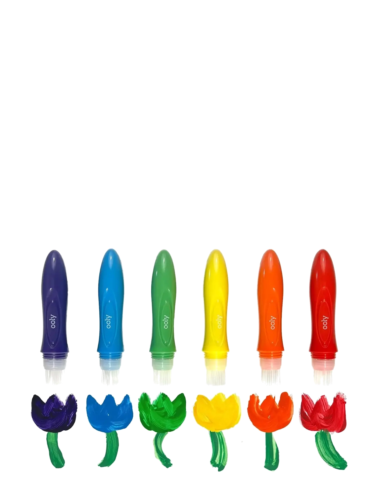 Ooly - Poster Paint in Brush 6 pcs - Easy Squeezy - paints - multi - 4
