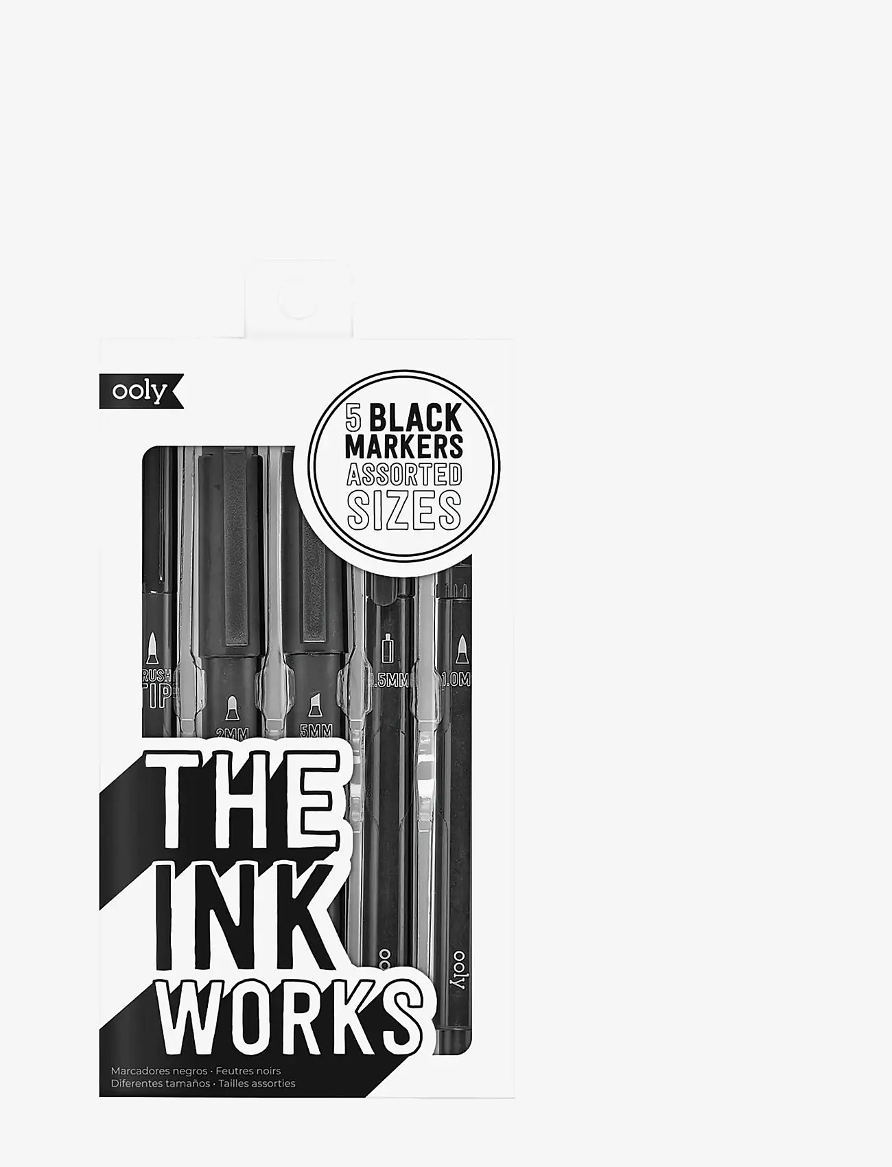 Ooly - Black Pen 5 pcs - The Ink Works - bleistifte - black - 0