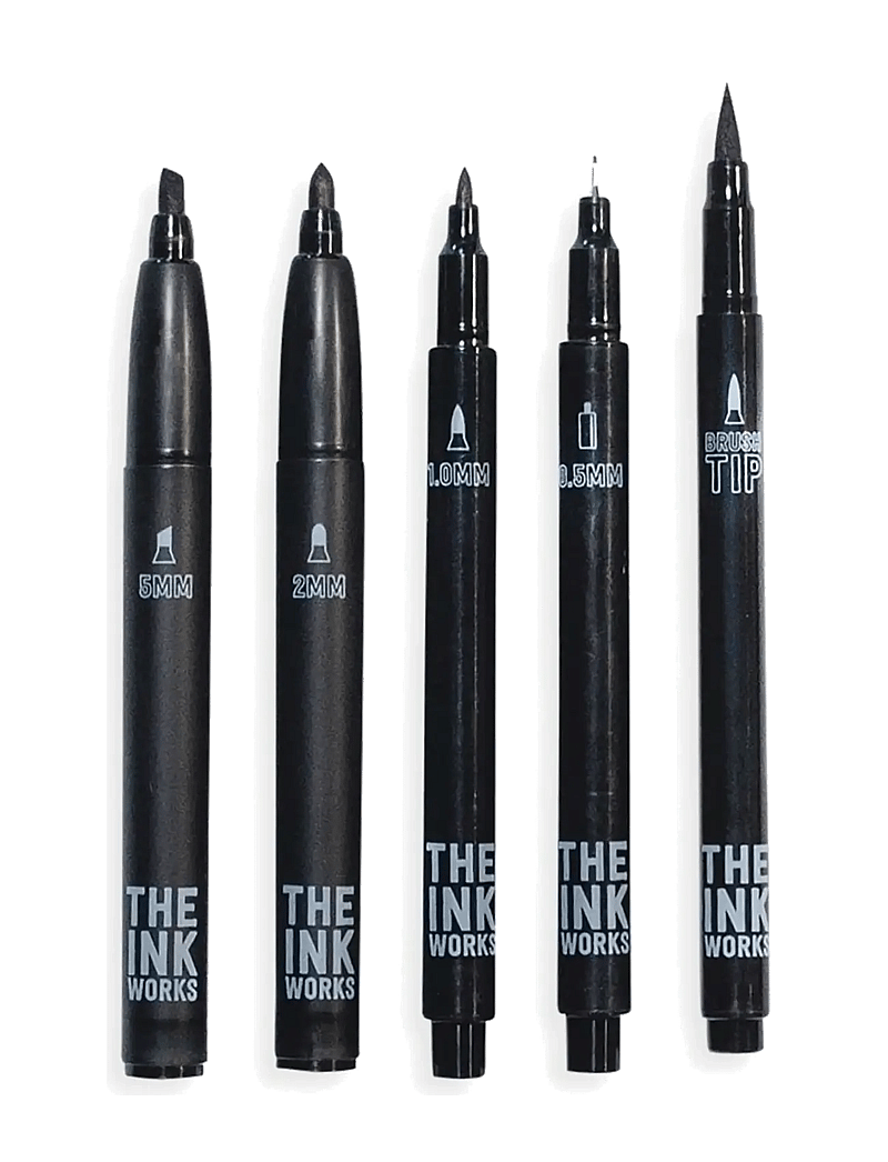 Ooly - Black Pen 5 pcs - The Ink Works - bleistifte - black - 1