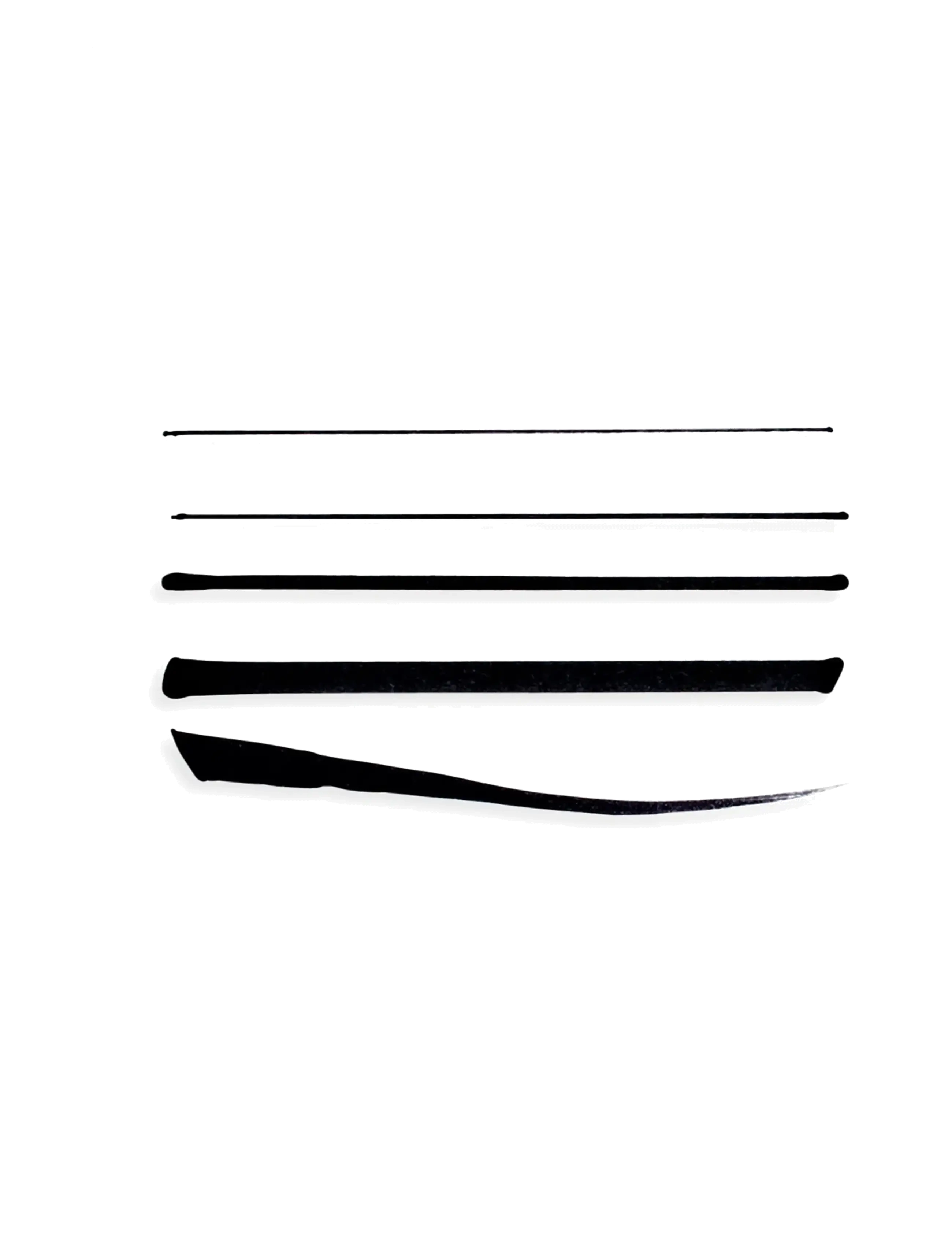 Ooly - Black Pen 5 pcs - The Ink Works - potloden - black - 2