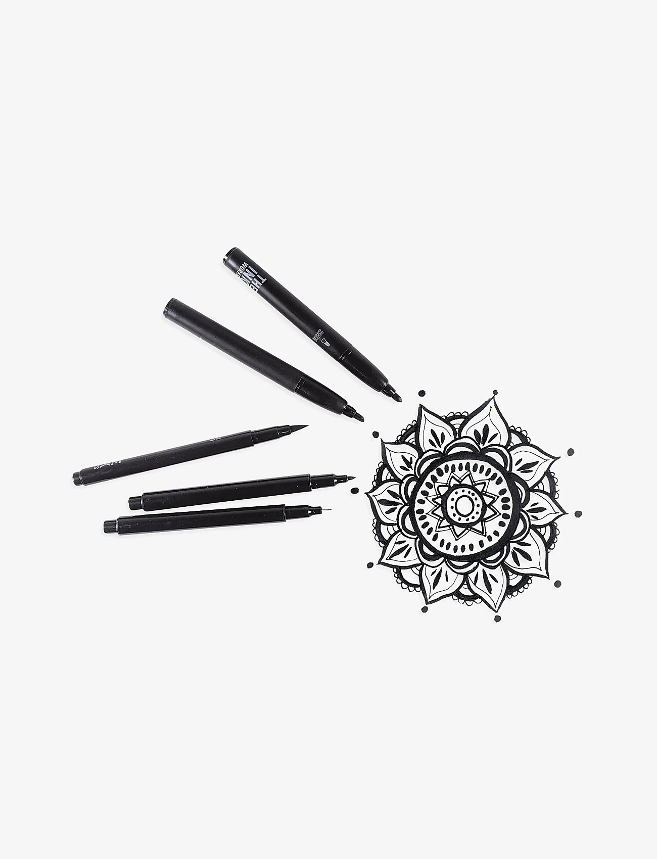 Ooly - Black Pen 5 pcs - The Ink Works - bleistifte - black - 3