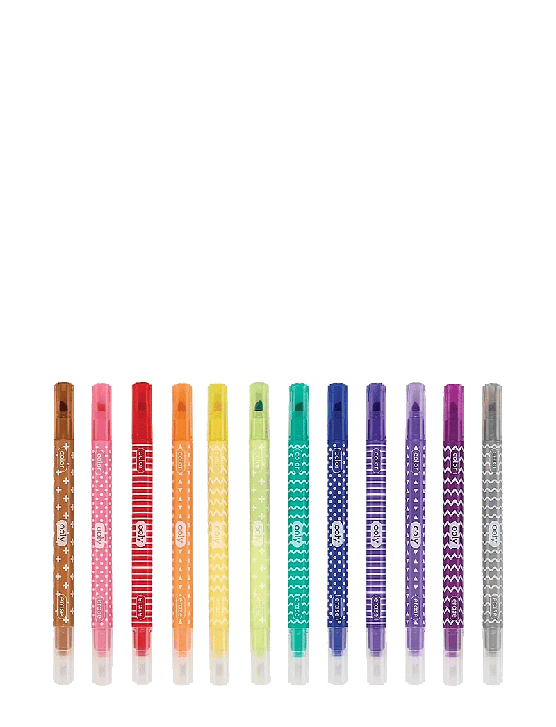 Ooly - Markers 12 pcs - Erasable - Make No Mistake - pliiatsid - multi - 1