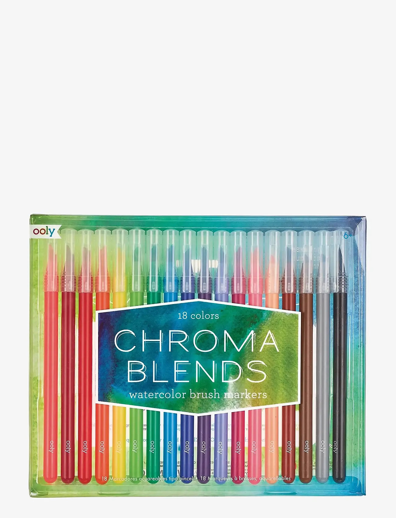 Ooly - Brush Markers 18 pcs - Chroma Blends - Watercolour - krāsas - multi - 1