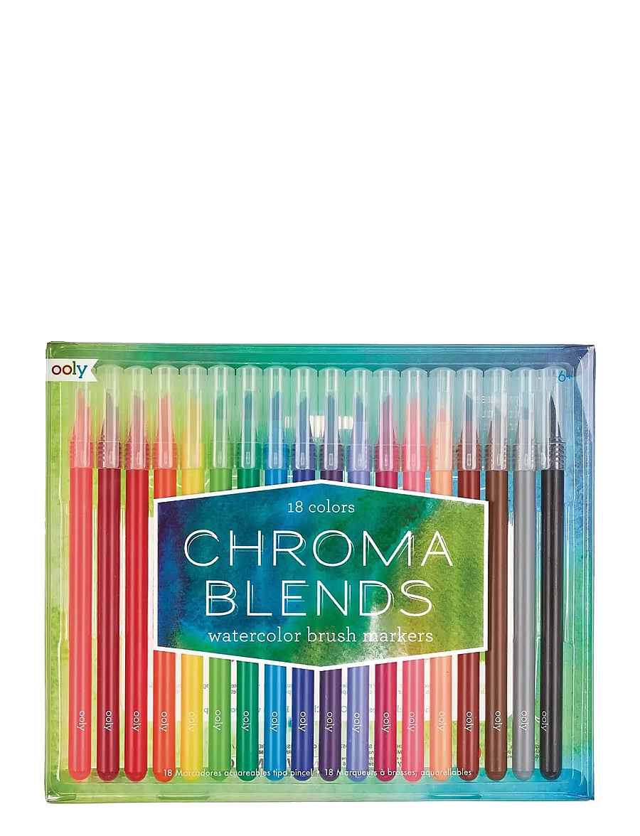 Ooly - Brush Markers 18 pcs - Chroma Blends - Watercolour - farben - multi - 1