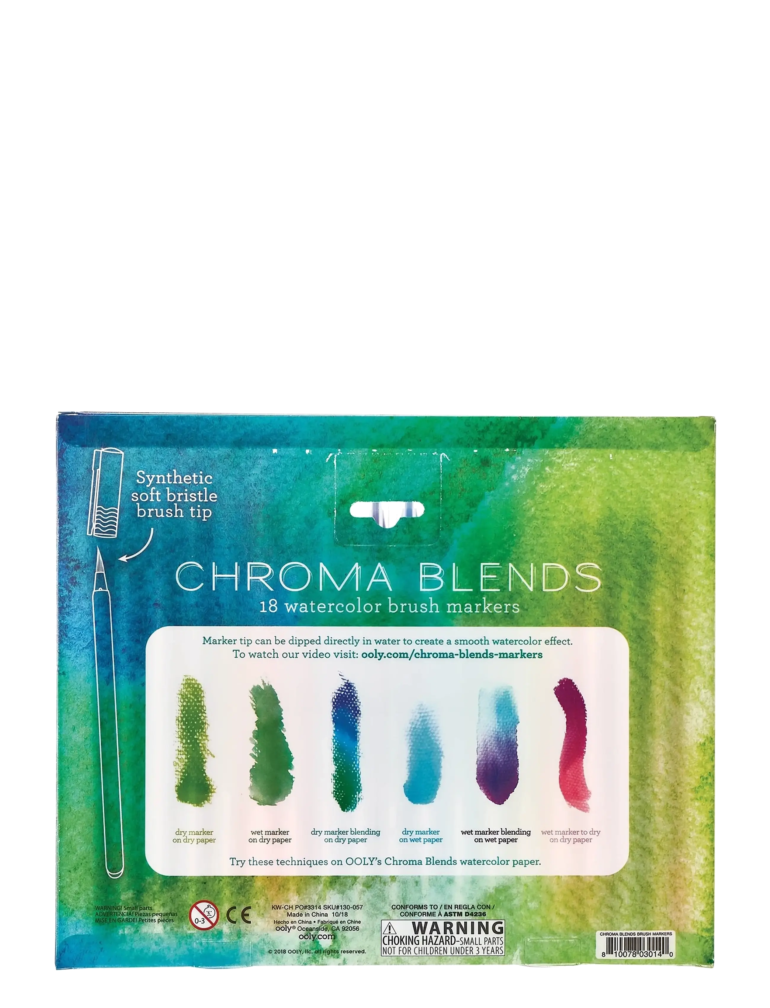 Ooly - Brush Markers 18 pcs - Chroma Blends - Watercolour - farben - multi - 3