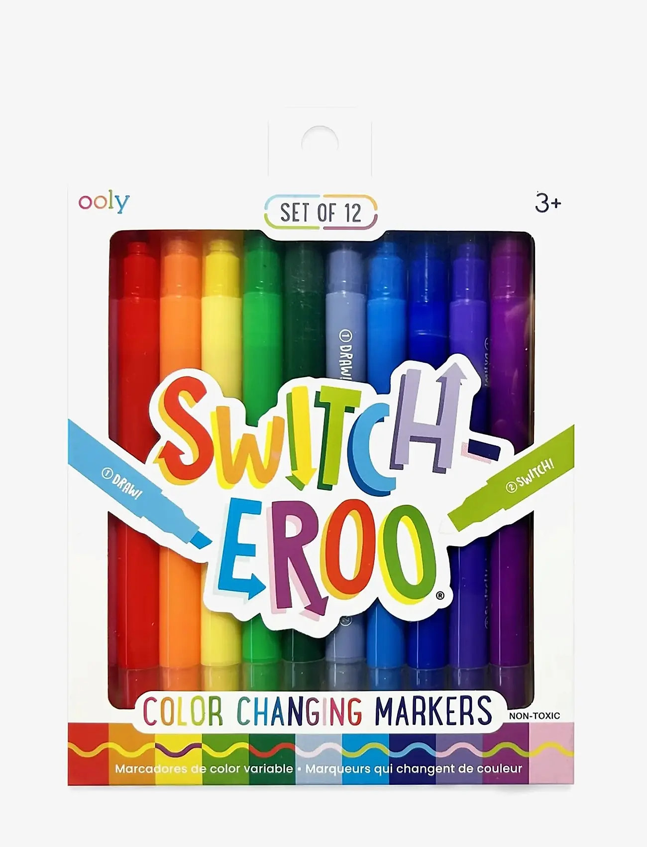 Ooly - Magic Markers 12 pcs - Switch-eroo - potloden - multi - 1