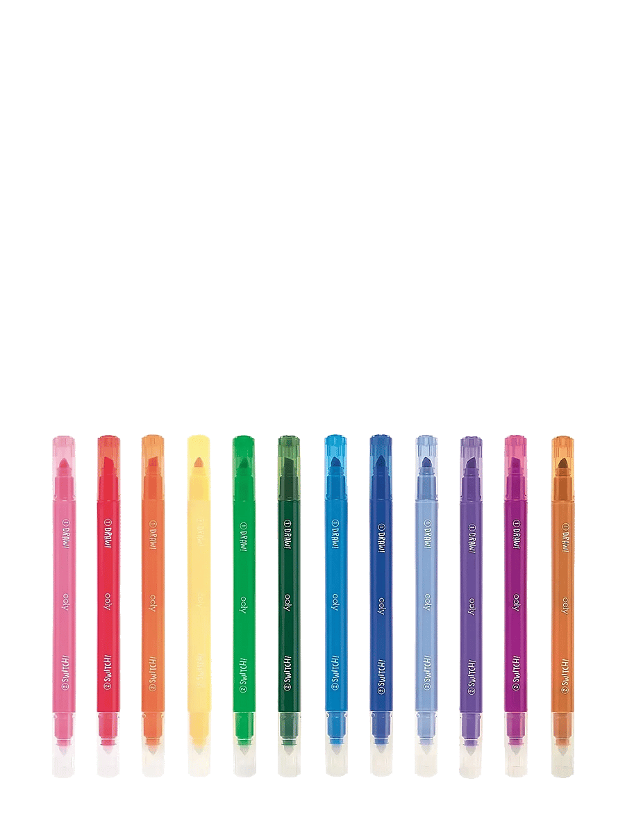 Ooly - Magic Markers 12 pcs - Switch-eroo - bleistifte - multi - 2