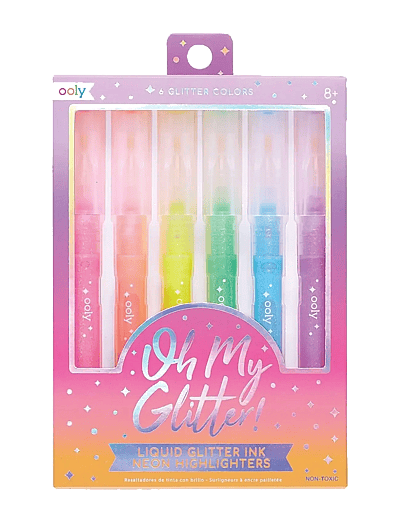 Ooly Highlighter 6 pcs - Oh My Glitter - Pliiatsid - MULTI / pink/rose