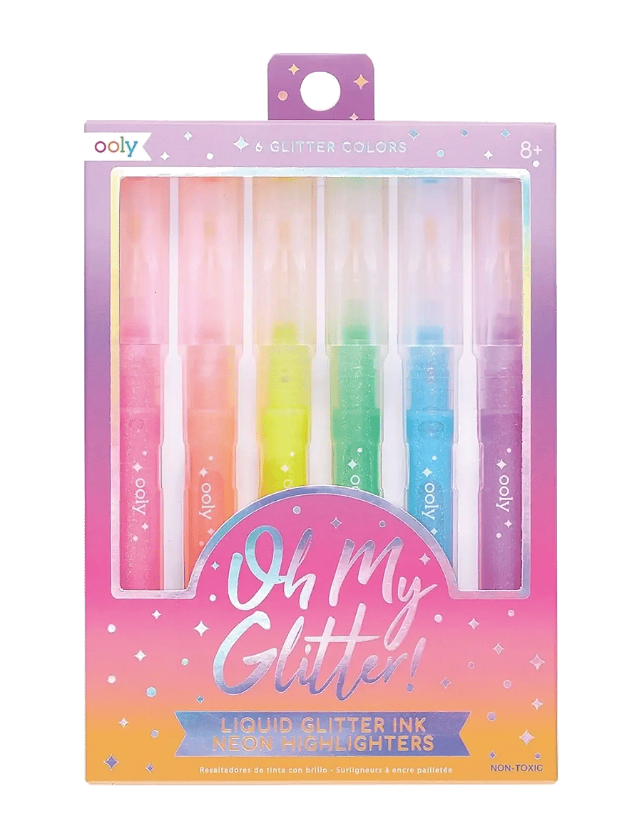 Ooly - Highlighter 6 pcs - Oh My Glitter - bleistifte - multi - 1