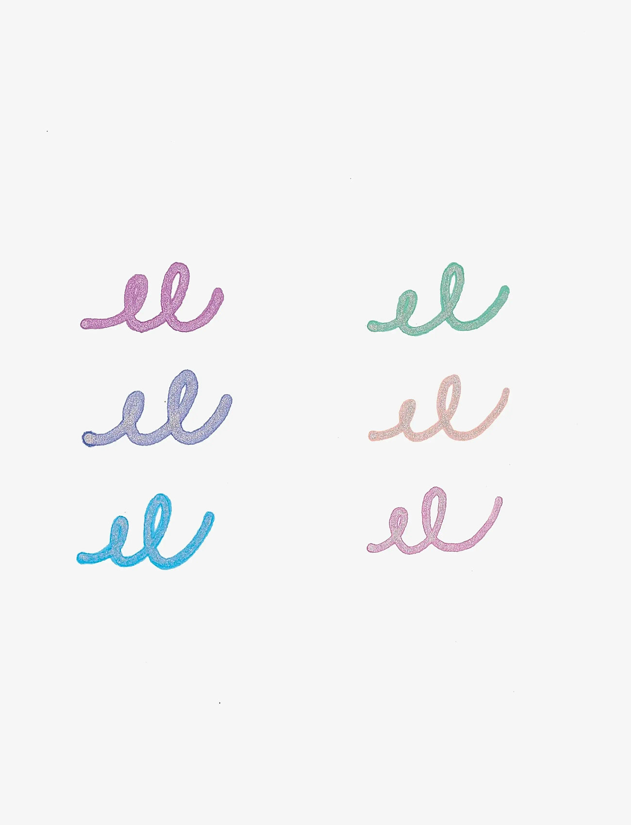 Ooly - Outline Markers 6 pcs - Silver Linings - pencils - multi - 2