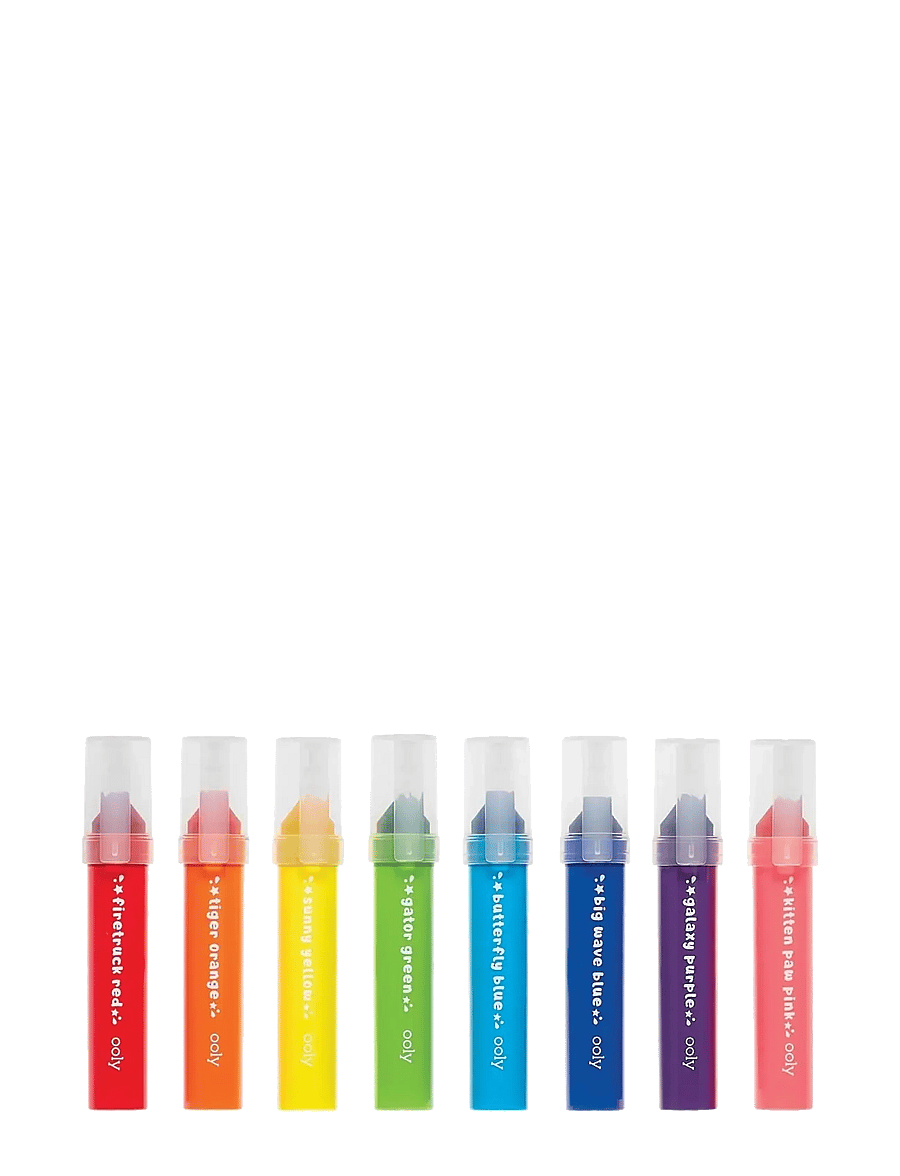 Ooly - Mega Markers 8 pcs - Washable - bleistifte - multi - 1