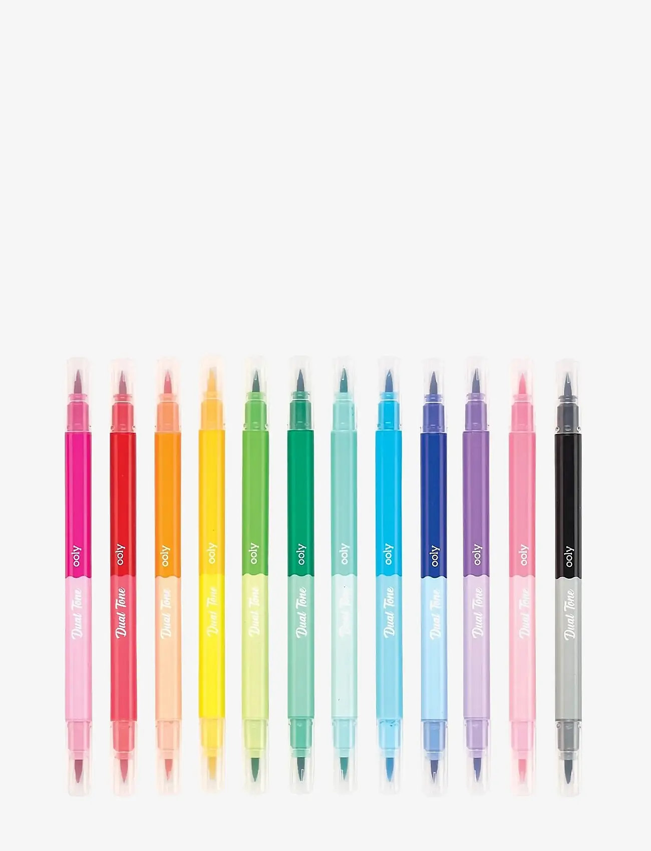 Ooly - Brush Markers 12 pcs - Double Sided - Dual Tone - blyanter - multi - 1
