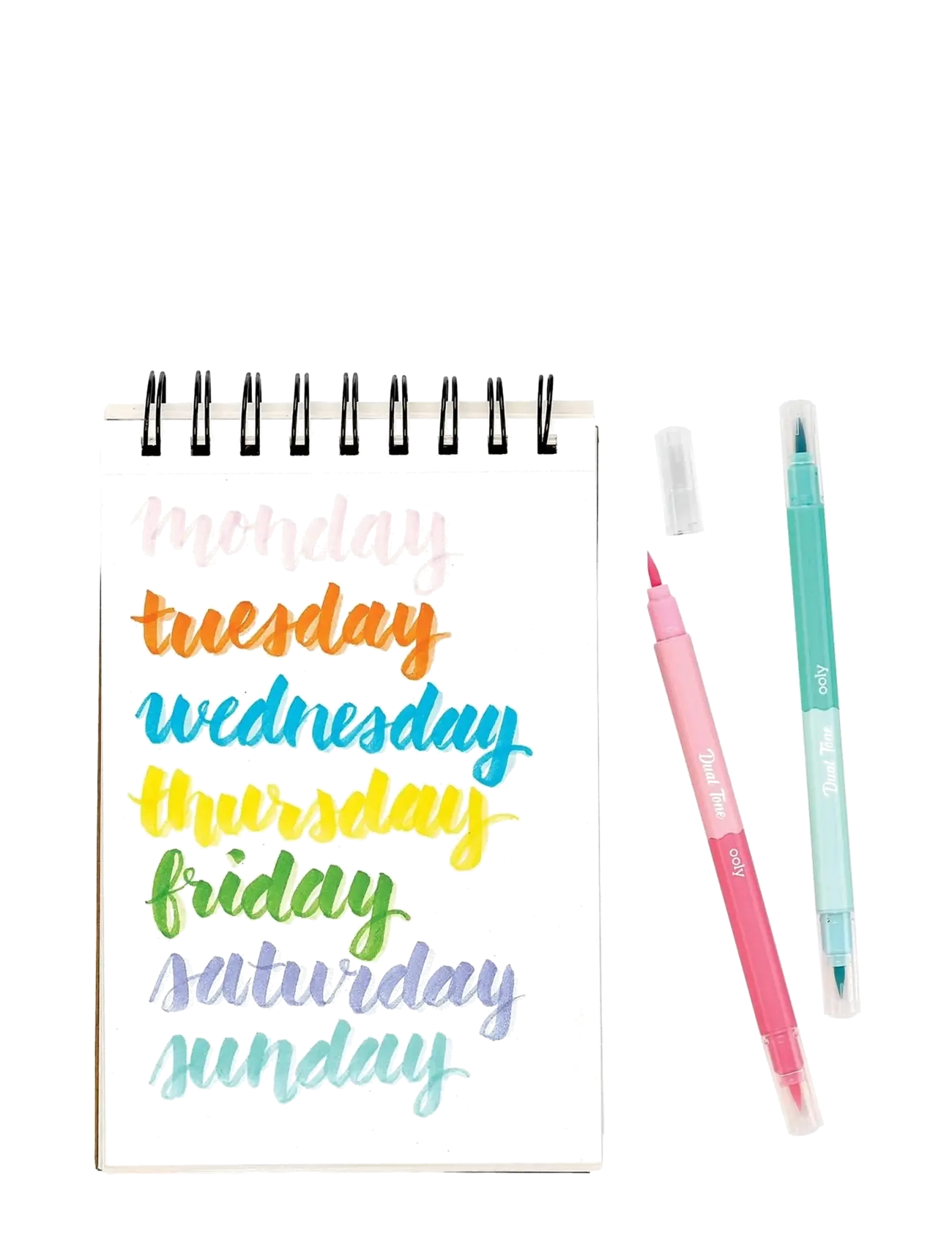 Ooly - Brush Markers 12 pcs - Double Sided - Dual Tone - pencils - multi - 3