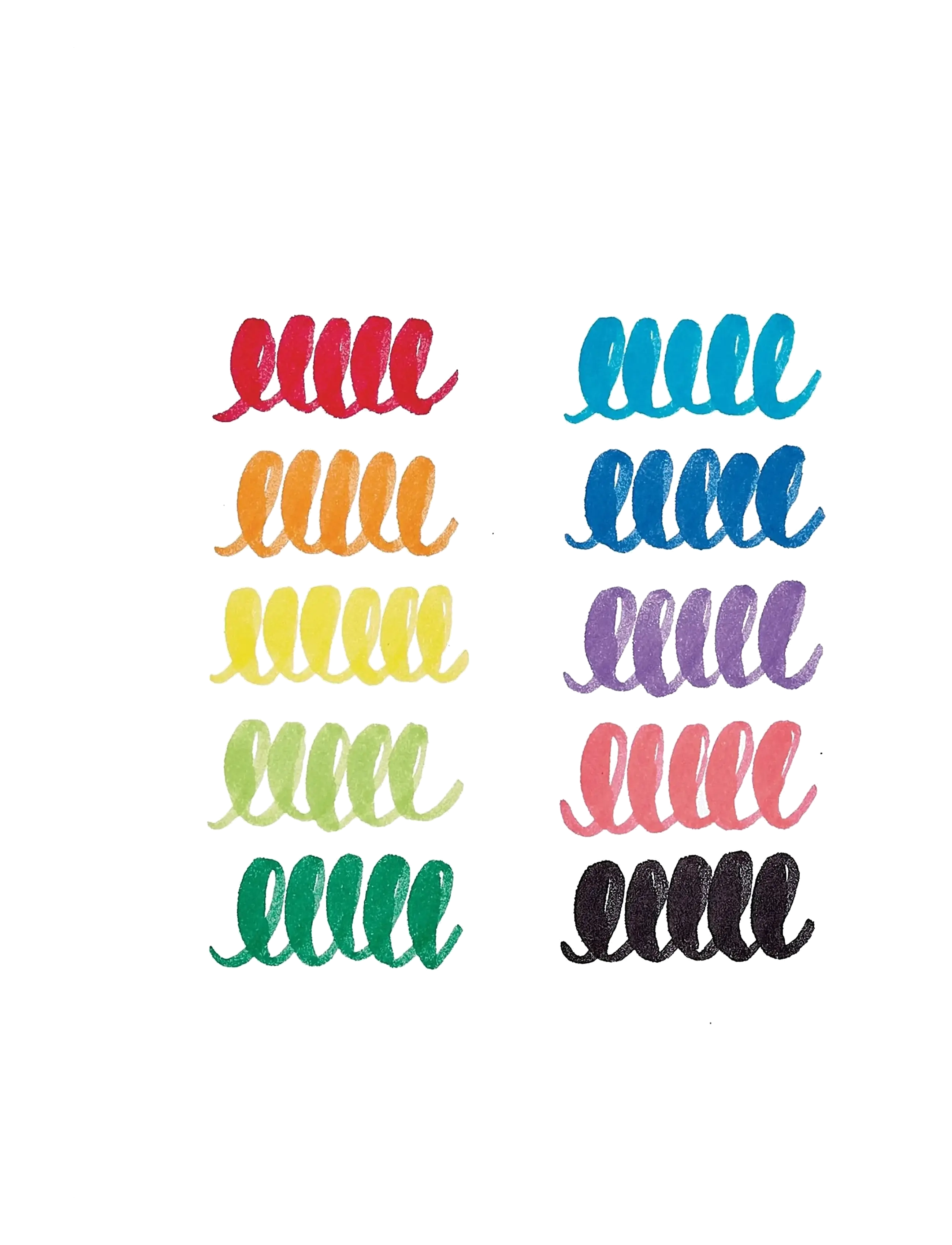 Ooly - Jumbo Brush Markers 10 pcs - Washable - Big Bright - blyanter - multi - 2
