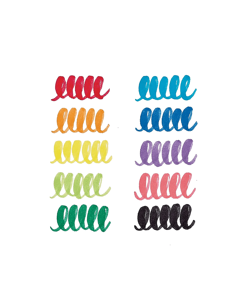 Ooly - Jumbo Brush Markers 10 pcs - Washable - Big Bright - bleistifte - multi - 2