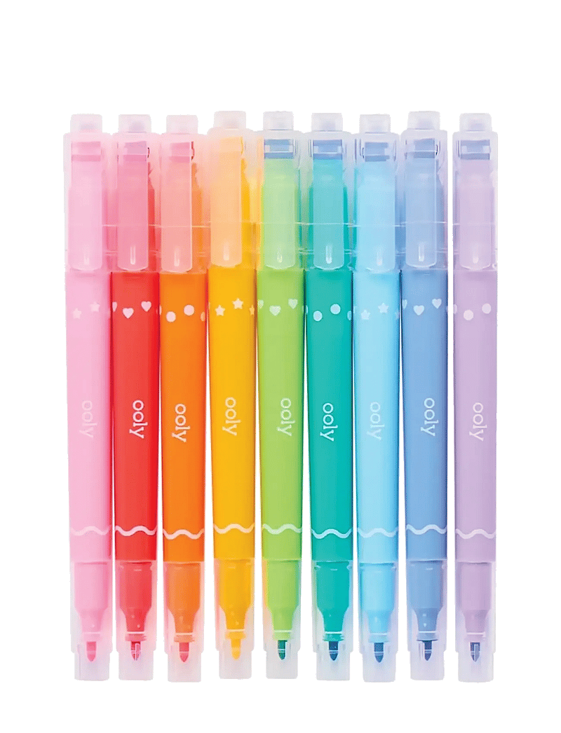 Ooly - Markers with Stamp 9 pcs - Confetti - bleistifte - multi - 1