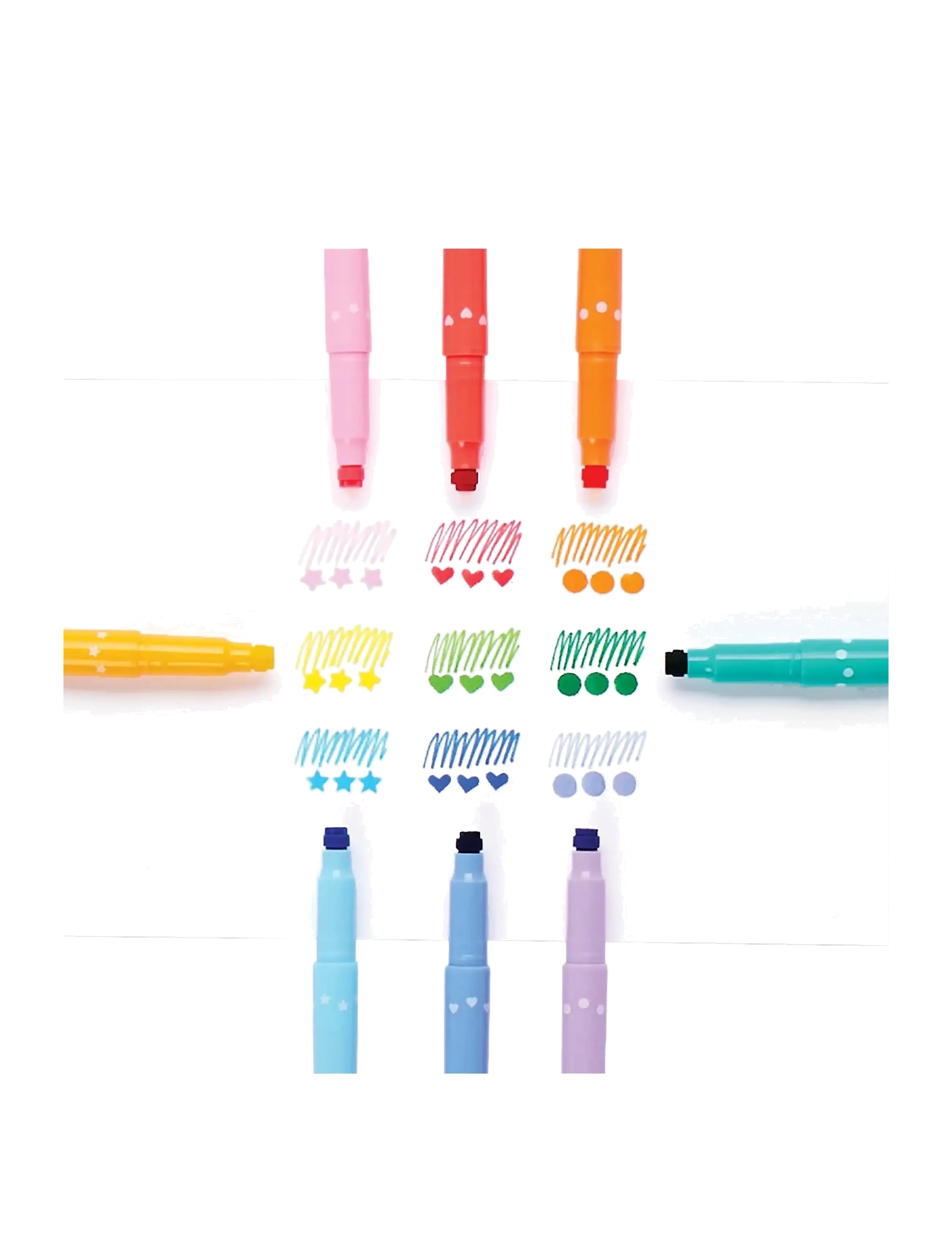 Ooly - Markers with Stamp 9 pcs - Confetti - bleistifte - multi - 2