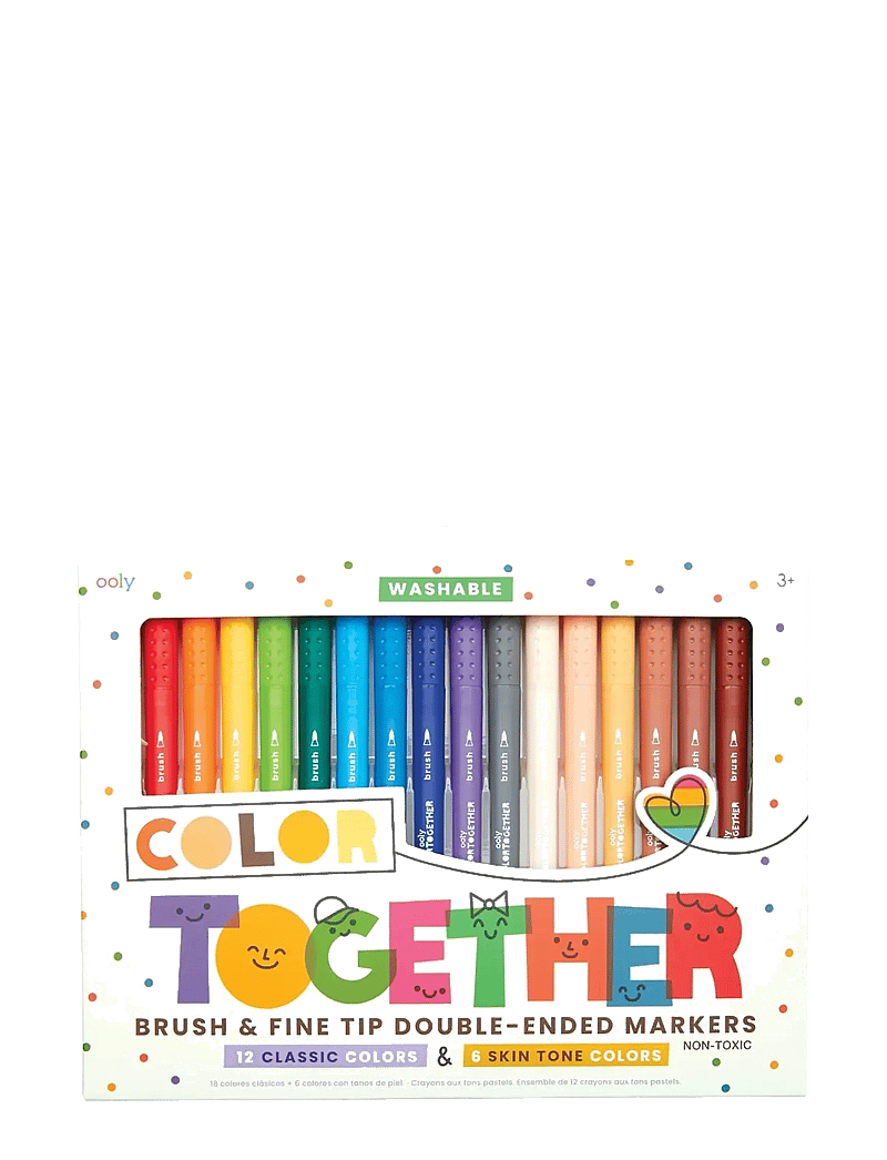Ooly - Markers 18 pcs - Double Sided - Colour Together - pliiatsid - multi - 1
