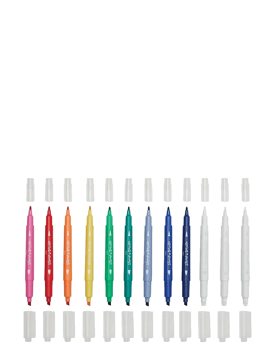 Ooly - Magic Markers - Double Sided - Stamp-A-Doodle - bleistifte - multi - 2