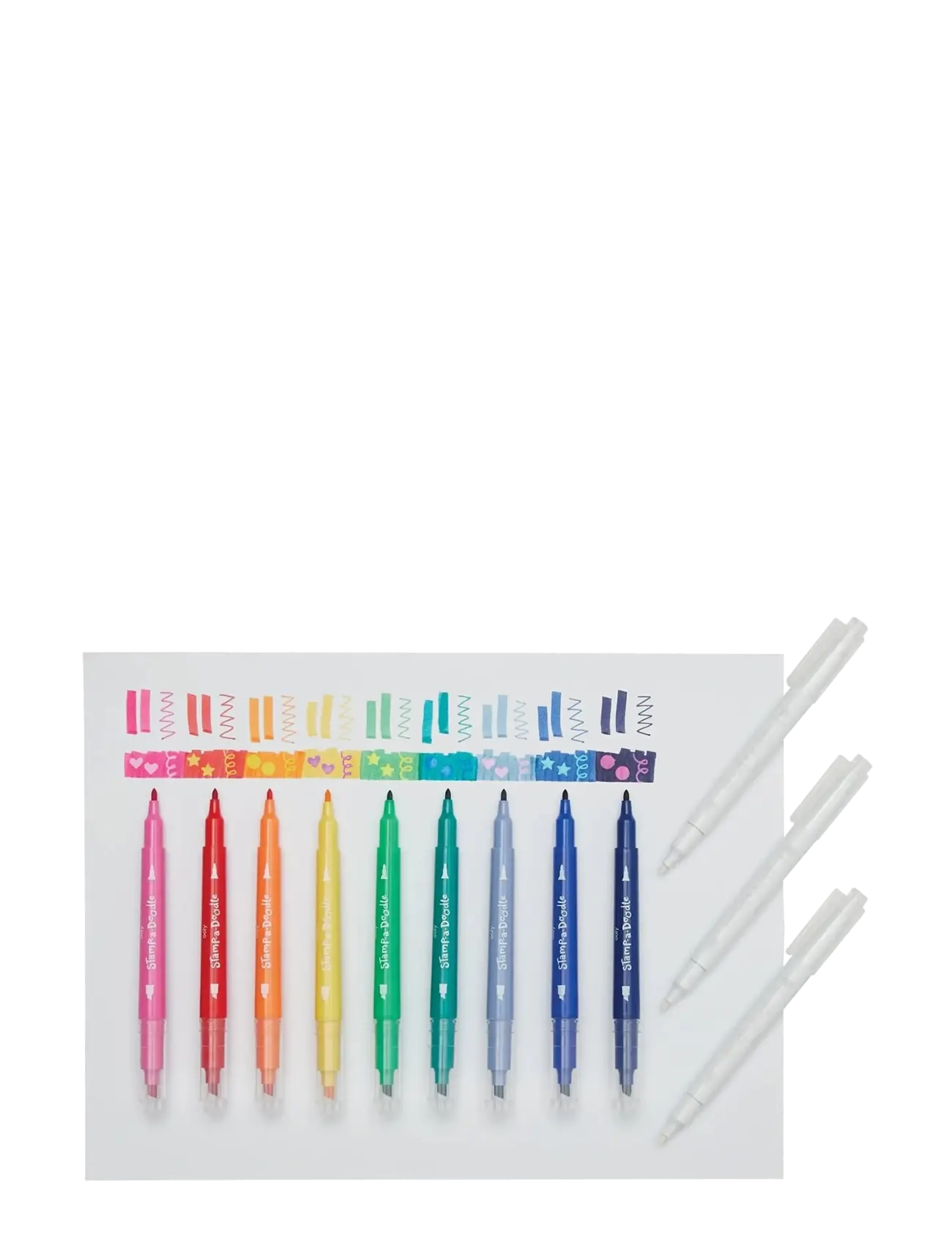Ooly - Magic Markers - Double Sided - Stamp-A-Doodle - pencils - multi - 3