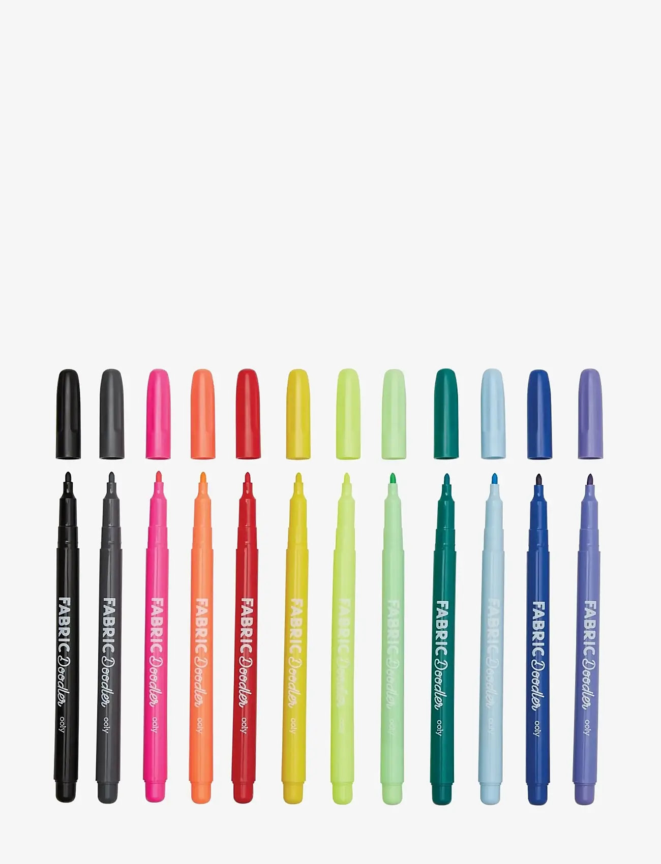Ooly - Fabric Markers 12 pcs - Doodlers - bleistifte - multi - 2