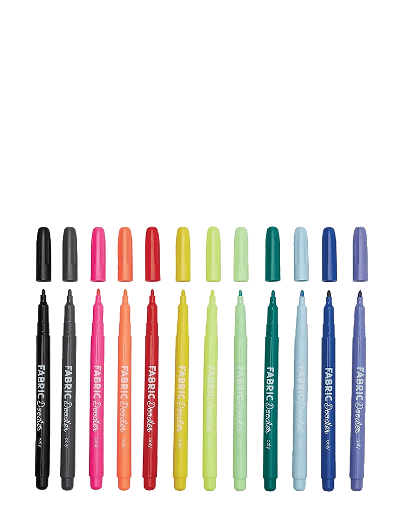 Ooly - Fabric Markers 12 pcs - Doodlers - bleistifte - multi - 2
