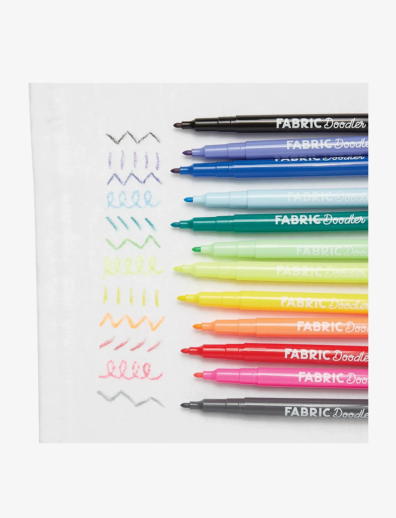 Ooly - Fabric Markers 12 pcs - Doodlers - bleistifte - multi - 3