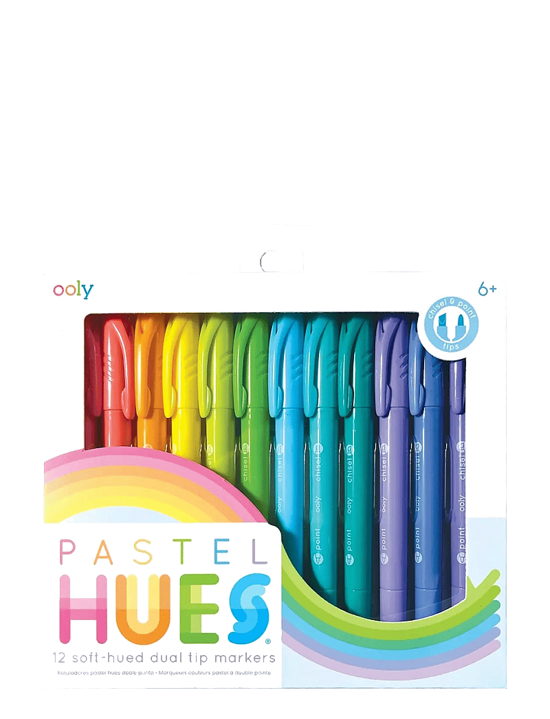 Ooly - Marker Pen 12 pcs - Dual Tip Pastel - kirjatarbed - multi - 0