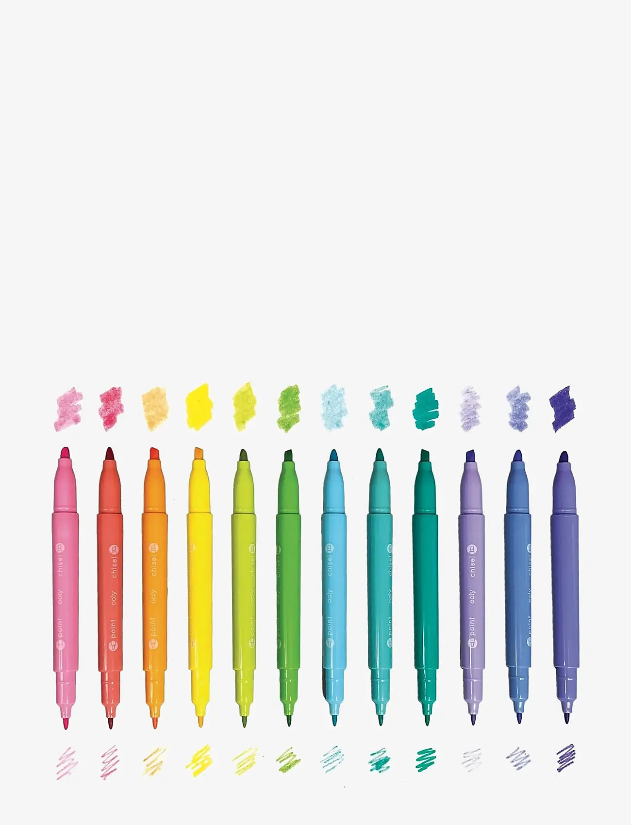 Ooly - Marker Pen 12 pcs - Dual Tip Pastel - skrivesæt - multi - 2