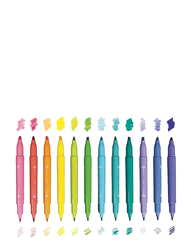 Ooly - Marker Pen 12 pcs - Dual Tip Pastel - kirjatarbed - multi - 2