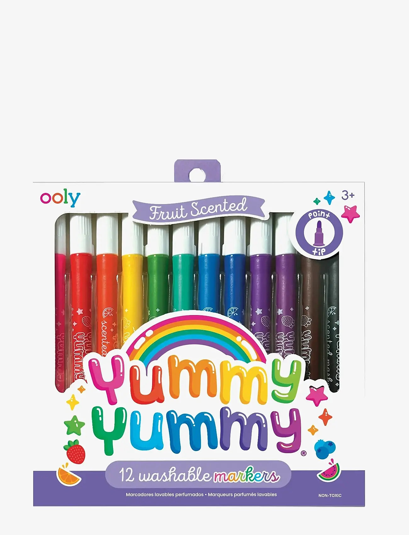 Ooly - Scented Markers 12 pcs - Yummy Yummy - bleistifte - multi - 1