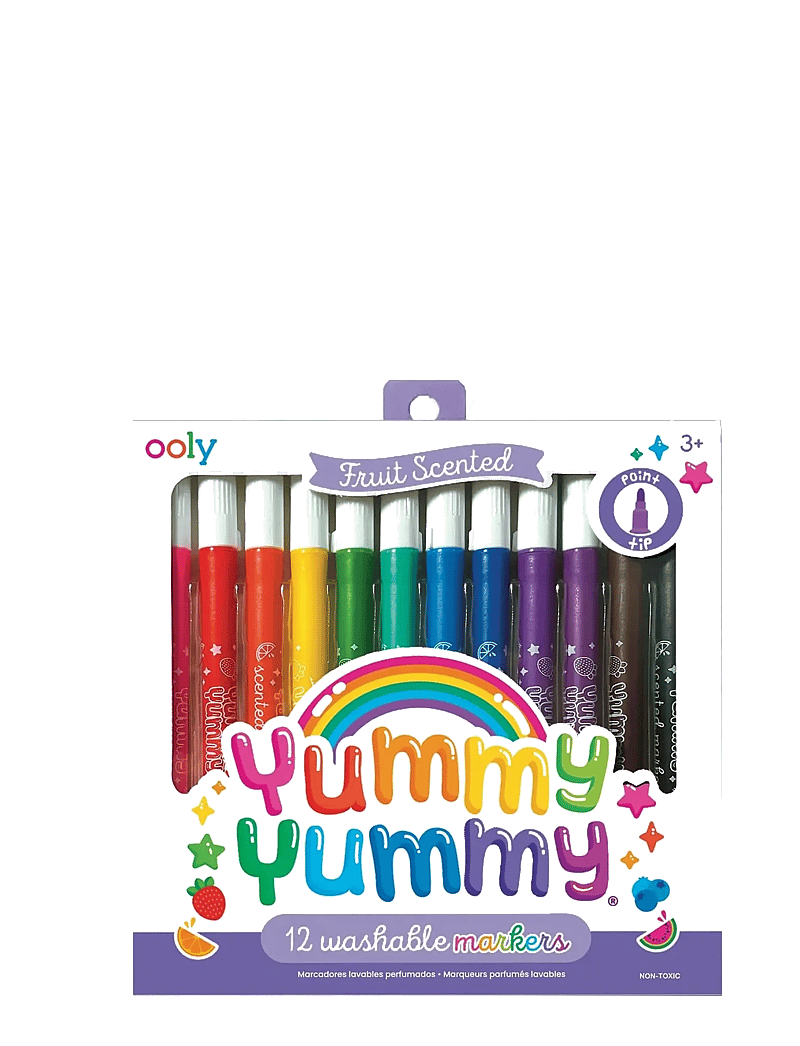 Ooly - Scented Markers 12 pcs - Yummy Yummy - bleistifte - multi - 1