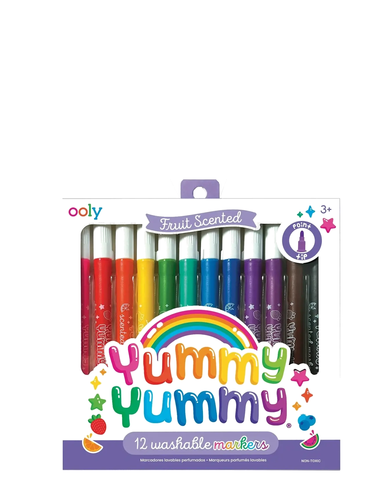 Ooly - Scented Markers 12 pcs - Yummy Yummy - bleistifte - multi - 1