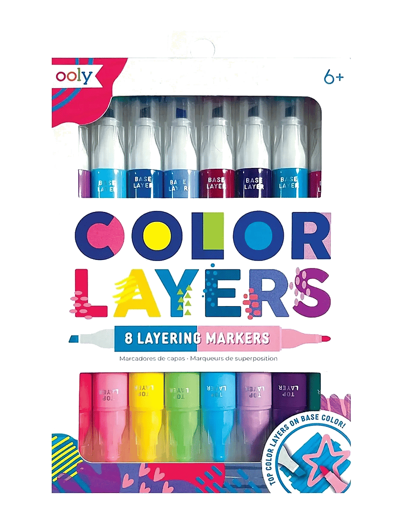Ooly - Markers 8 pcs - Double Sided - Colour Layers - schreibwaren - multi - 0