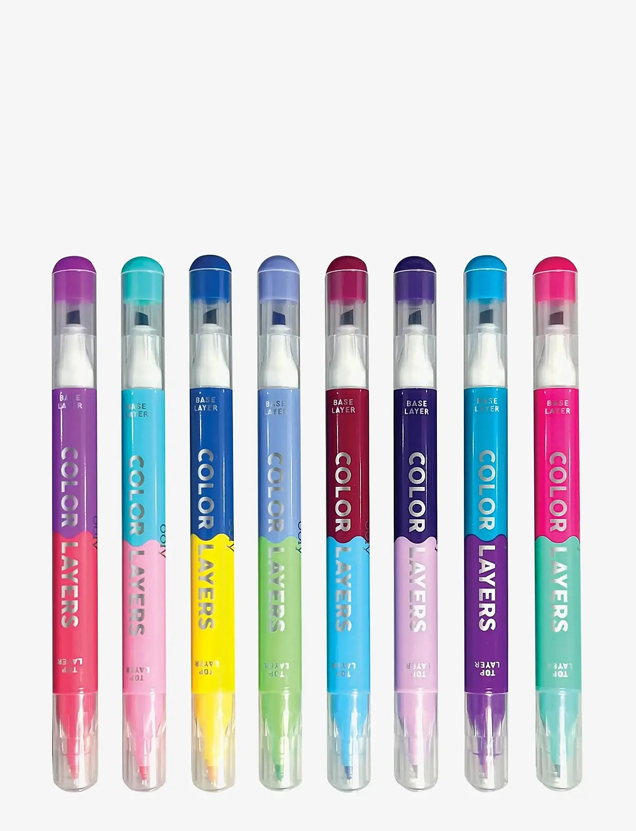 Ooly - Markers 8 pcs - Double Sided - Colour Layers - materiały piśmienne - multi - 1
