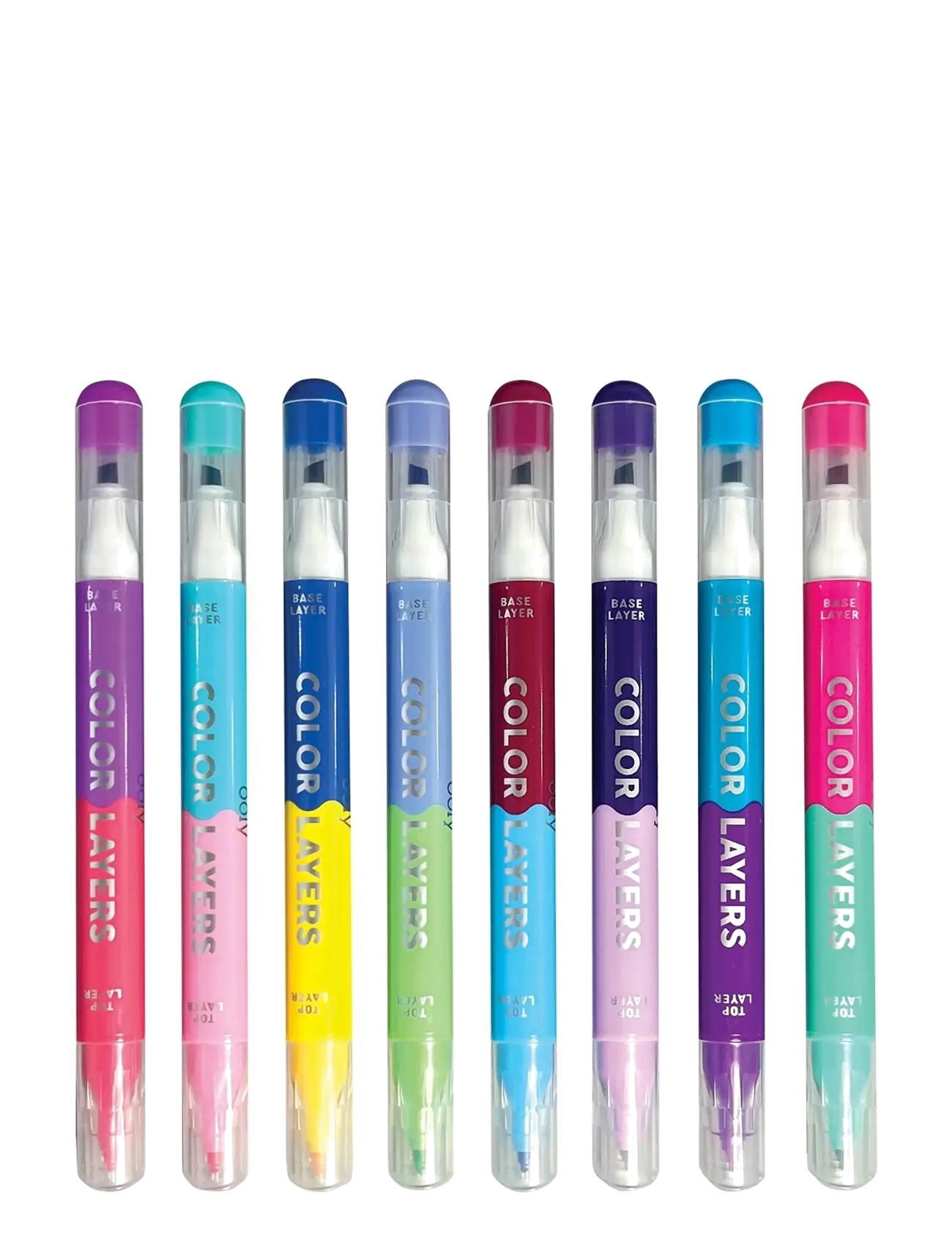 Ooly - Markers 8 pcs - Double Sided - Colour Layers - kanceliarinės prekės - multi - 1