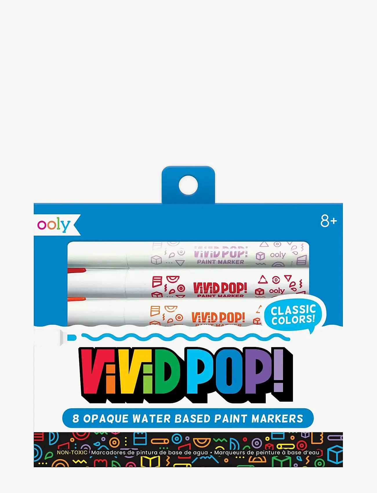 Ooly - Acrylic Markers 8 pcs - Vivid Pop - Classic - pencils - multi - 0