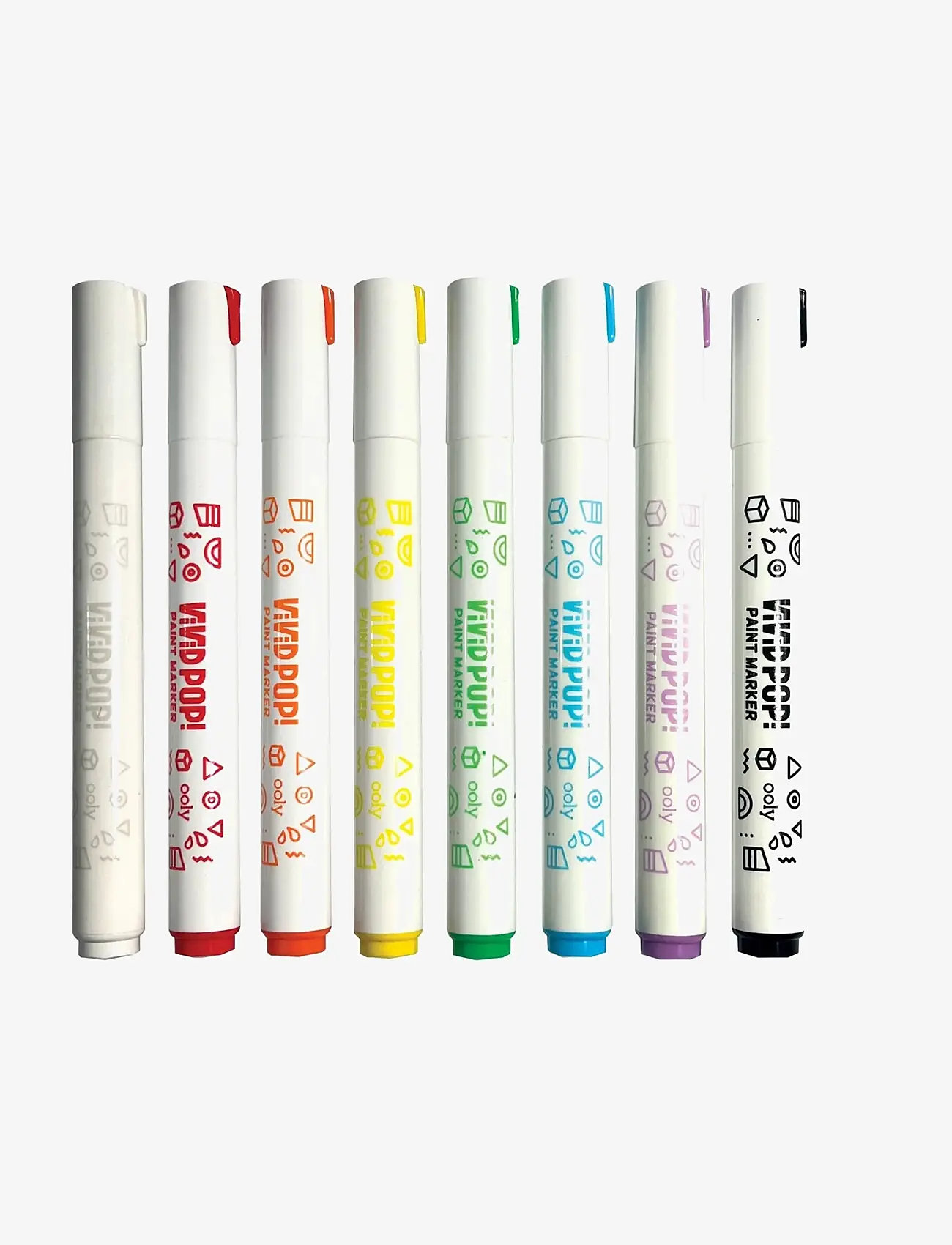 Ooly - Acrylic Markers 8 pcs - Vivid Pop - Classic - pencils - multi - 1