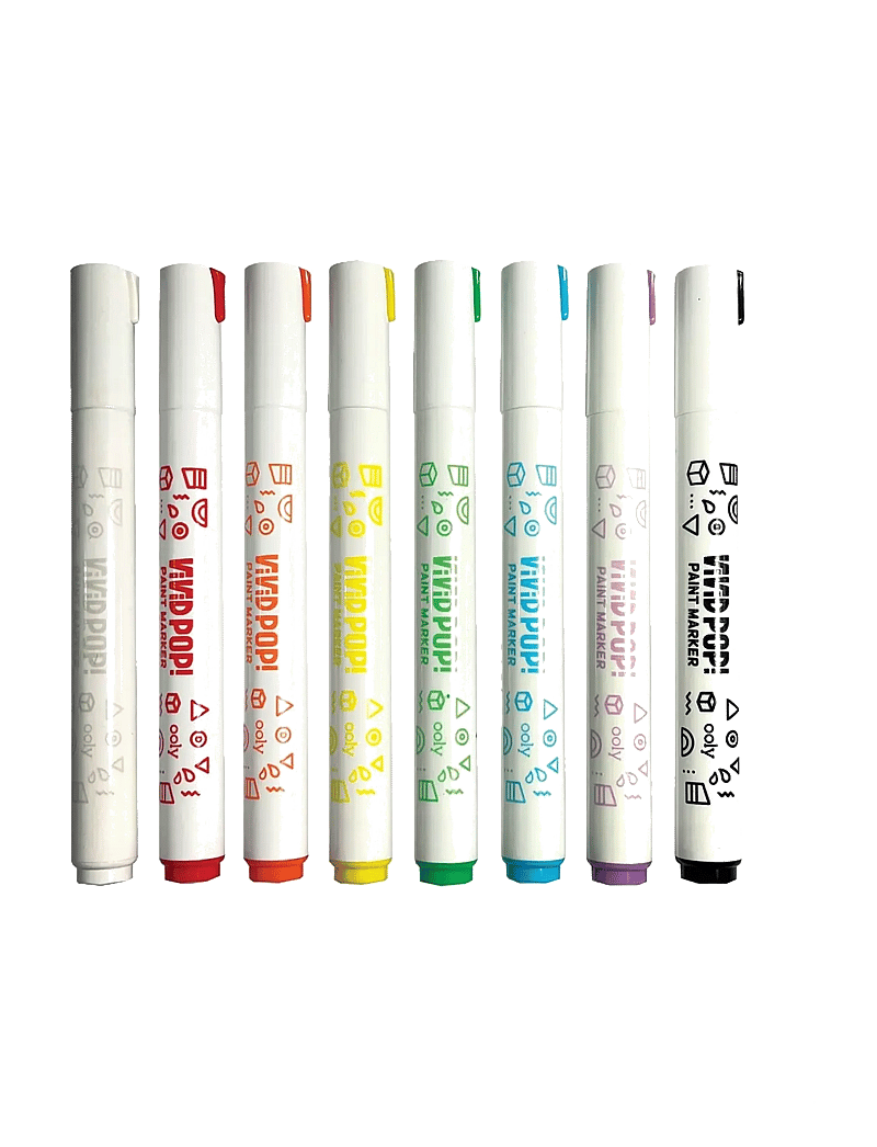 Ooly - Acrylic Markers 8 pcs - Vivid Pop - Classic - pliiatsid - multi - 1