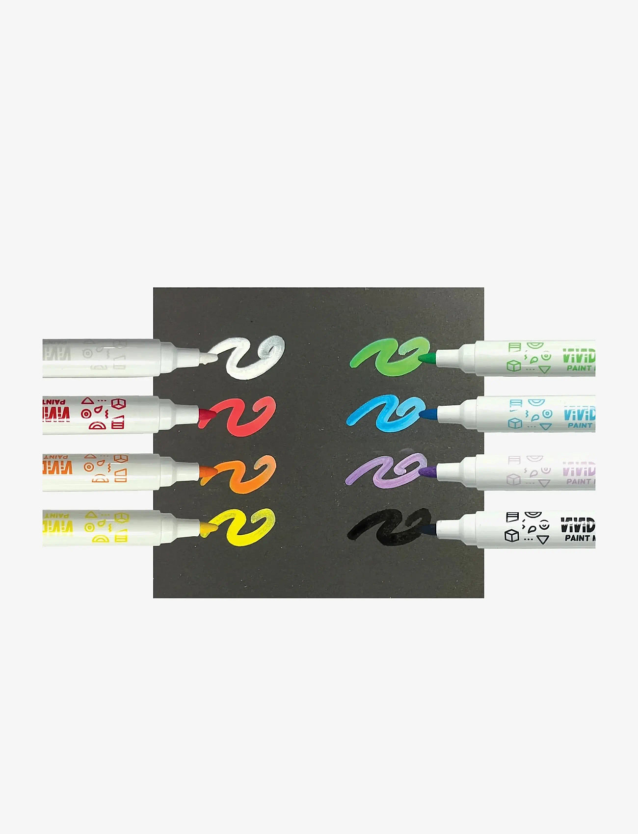 Ooly - Acrylic Markers 8 pcs - Vivid Pop - Classic - pencils - multi - 3