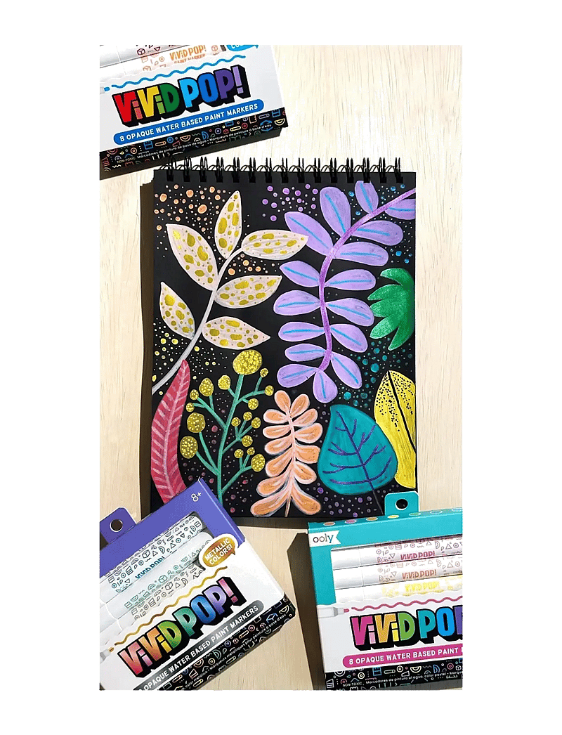 Ooly - Acrylic Markers 8 pcs - Vivid Pop - Classic - pliiatsid - multi - 5