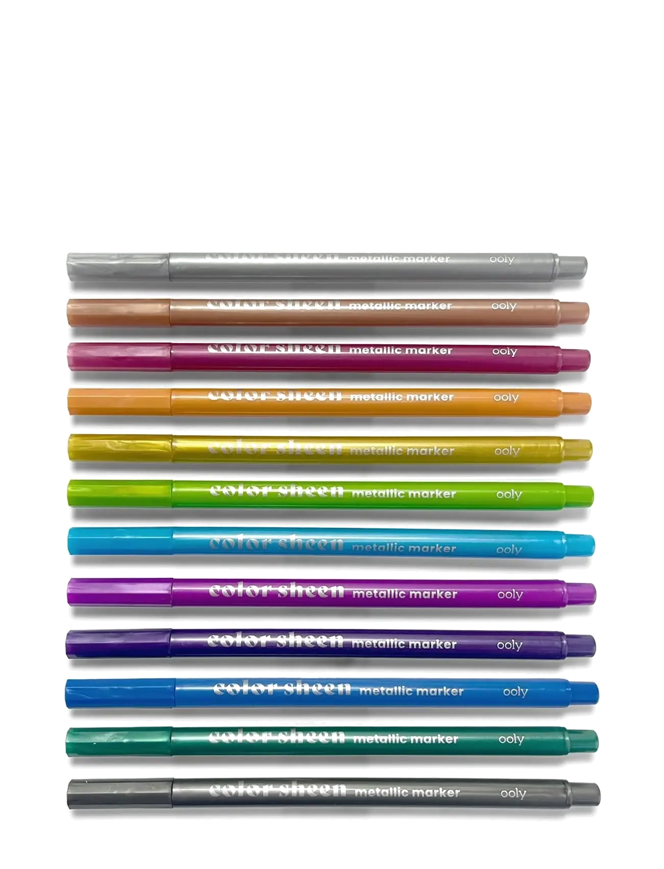 Ooly - Markers 12 pcs - Colour Sheen - Metallic - pencils - multi - 2