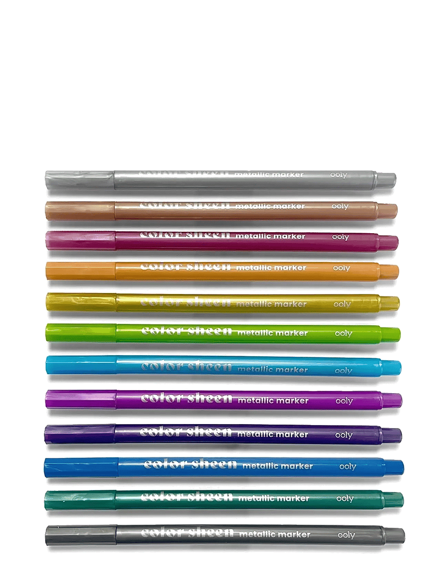 Ooly - Markers 12 pcs - Colour Sheen - Metallic - pliiatsid - multi - 2