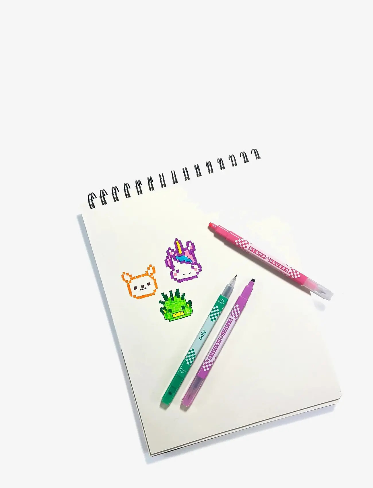 Ooly - Markers 12 pcs - Double Sided - Stamp-A-Square - pliiatsid - multi - 5