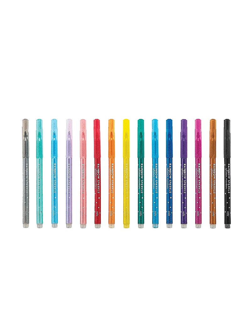 Ooly - Markers 15 pcs - Rainbow Sparkle Glitter - pliiatsid - multi - 1