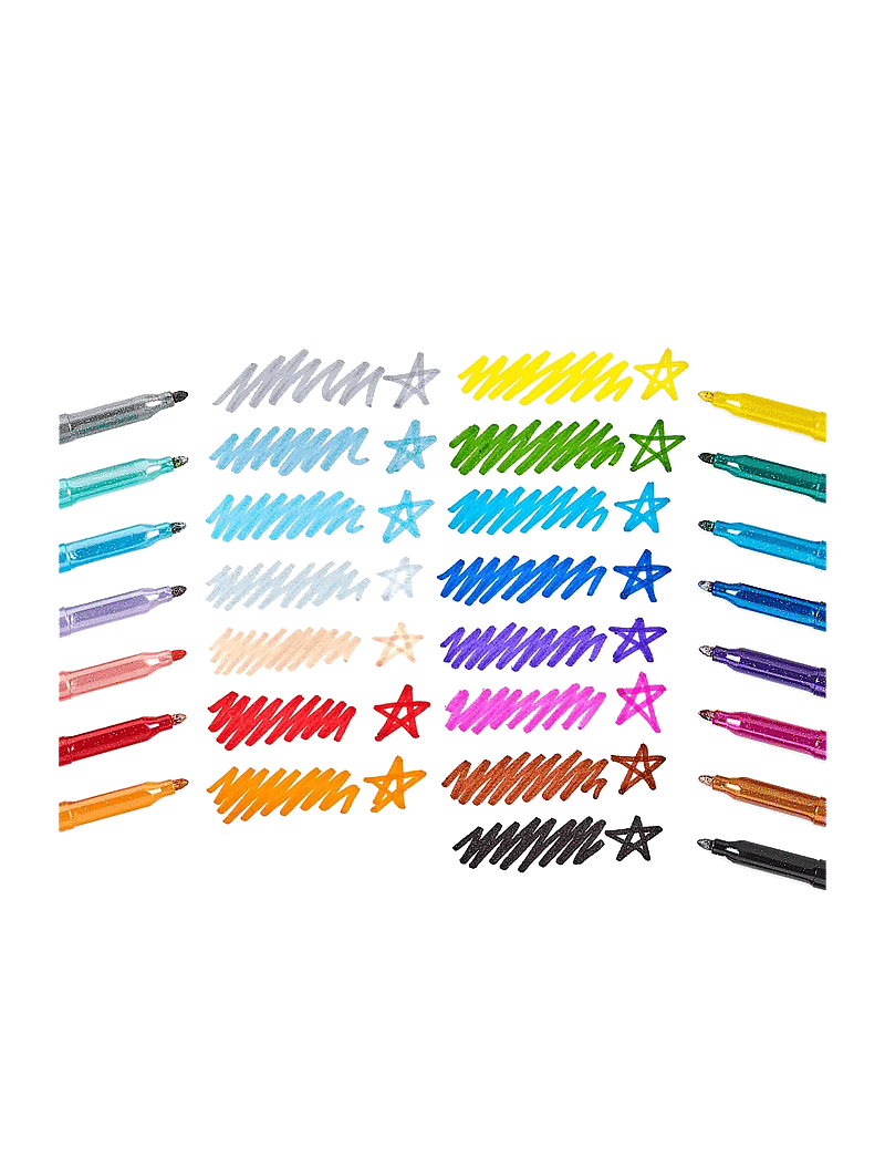 Ooly - Markers 15 pcs - Rainbow Sparkle Glitter - pliiatsid - multi - 2