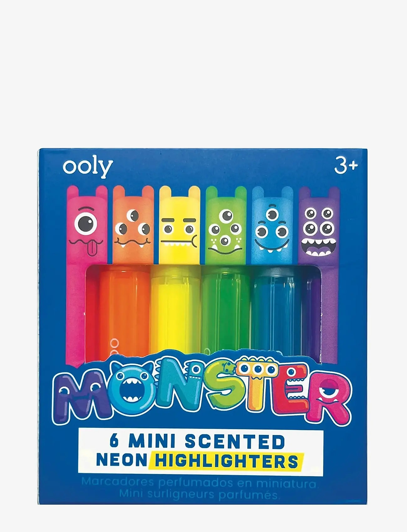 Ooly - Scented Highlighter 6 pcs - Mini Monster - kanceliarinės prekės - multi - 1